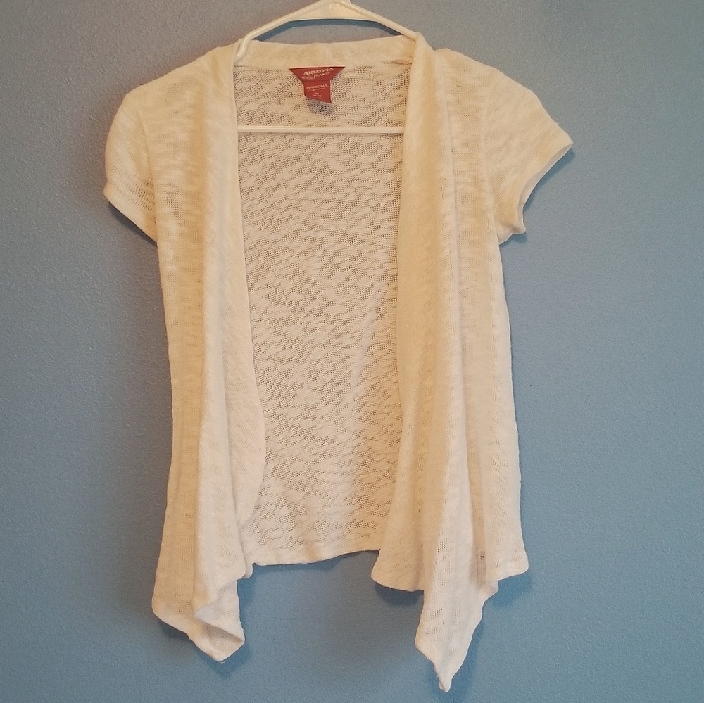 Kids White Cardigan